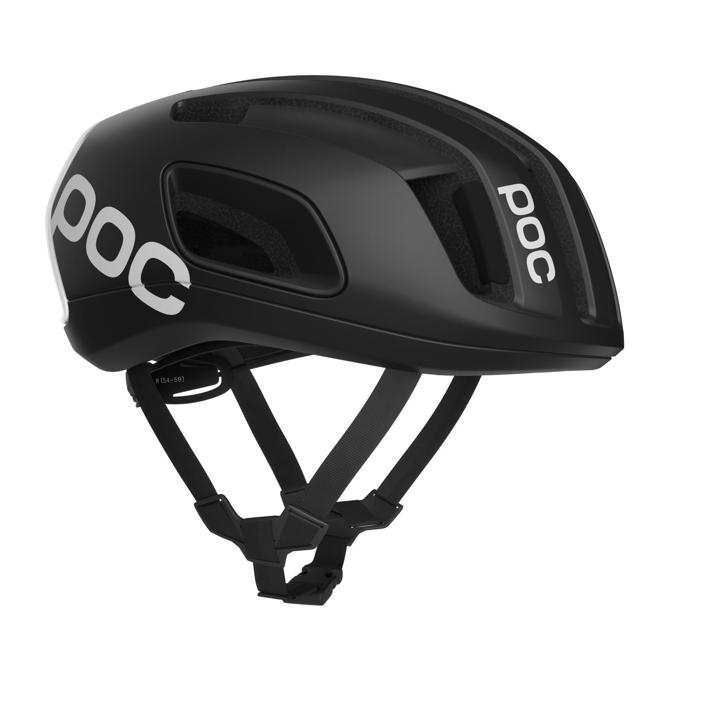 POC CYTAL MIPS Casco da strada Nero/Bianco Logo opaco