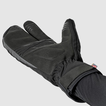 Guanti GRIPGRAB NORDIC 2 ANTIVENTO PER IL FREDDO INTENSO A TRE DITA neri