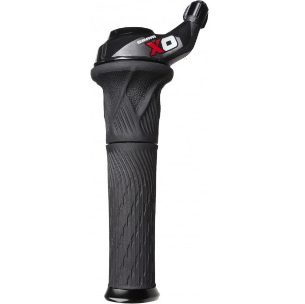 Comando cambio rotante sinistro SRAM X0 Grip Shift 2V nero/rosso