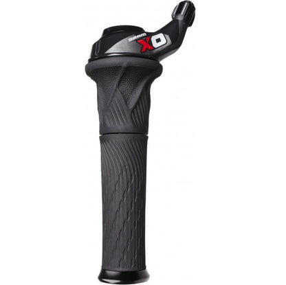 Comando cambio rotante sinistro SRAM X0 Grip Shift 2V nero/rosso