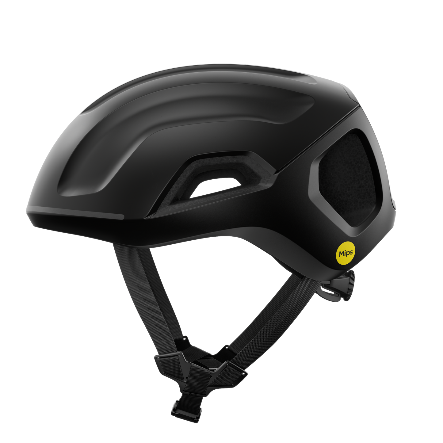 POC VENTRAL TEMPUS MIPS Casco da strada Nero Opaco