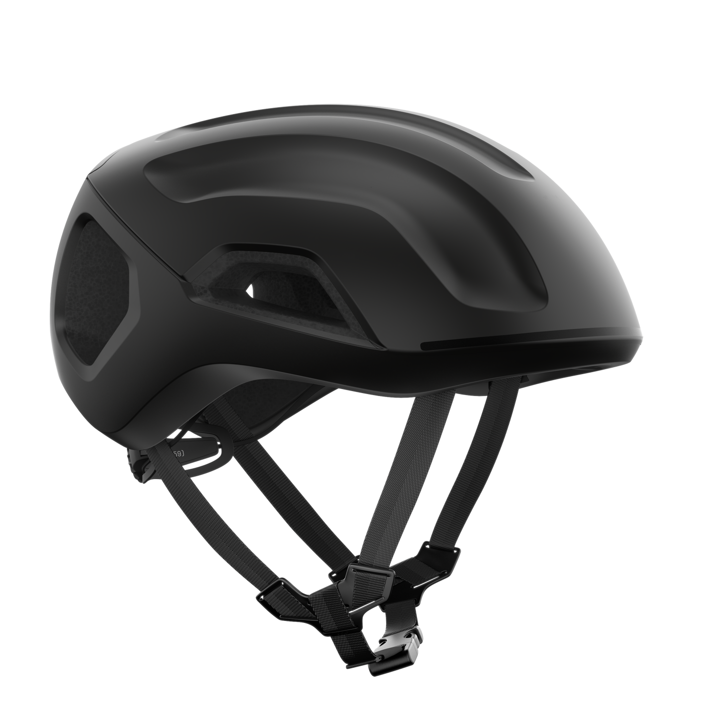 POC VENTRAL TEMPUS MIPS Casco da strada Nero Opaco
