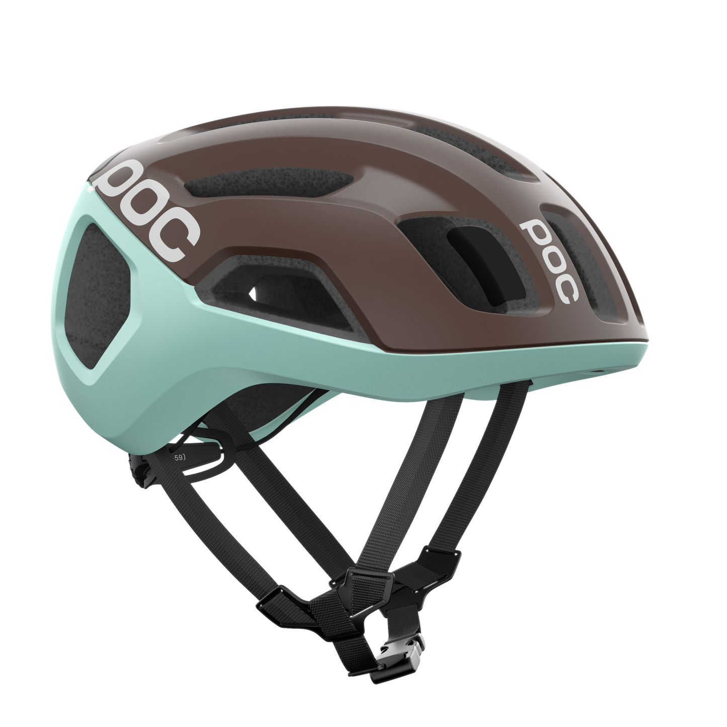 POC VENTRAL AIR MIPS Casco da strada Marrone/Blu opaco