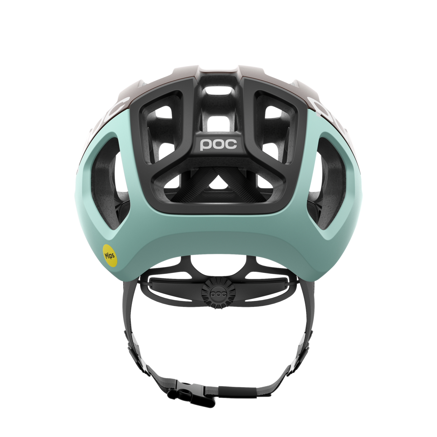 POC VENTRAL AIR MIPS Casco da strada Marrone/Blu opaco