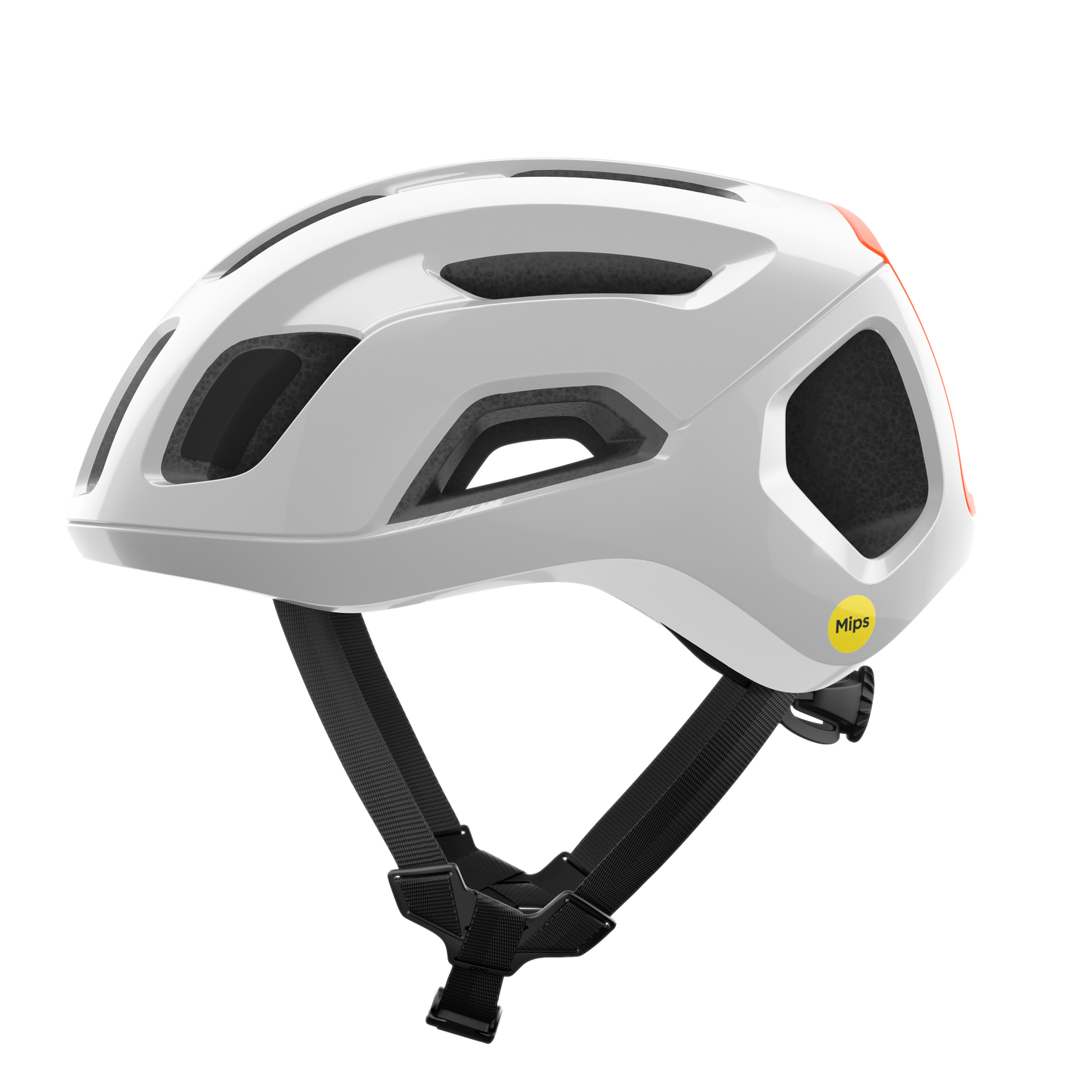 POC VENTRAL AIR MIPS Casco da strada Bianco/Arancione Fluo