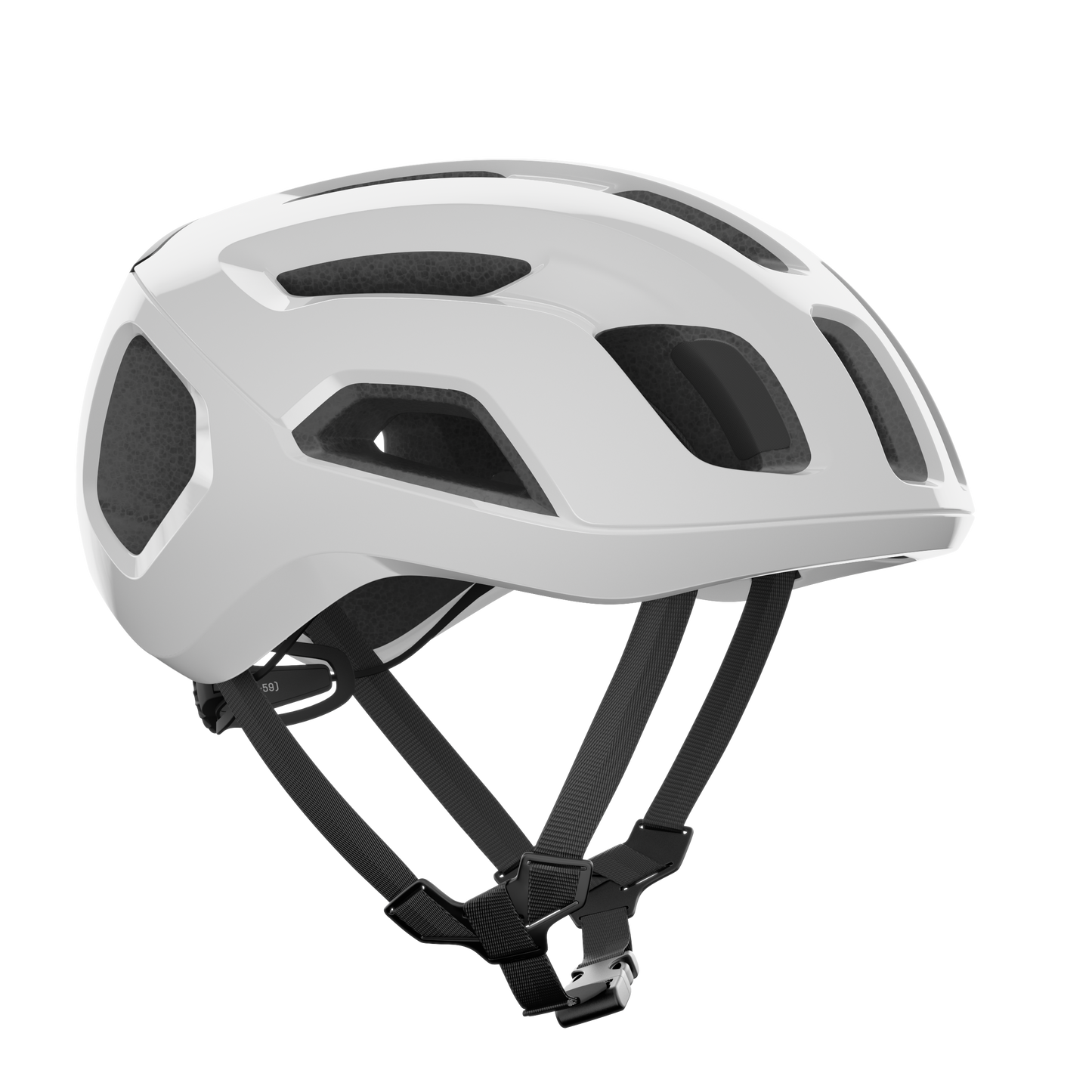 POC VENTRAL AIR MIPS Casco da strada Bianco/Nero Opaco