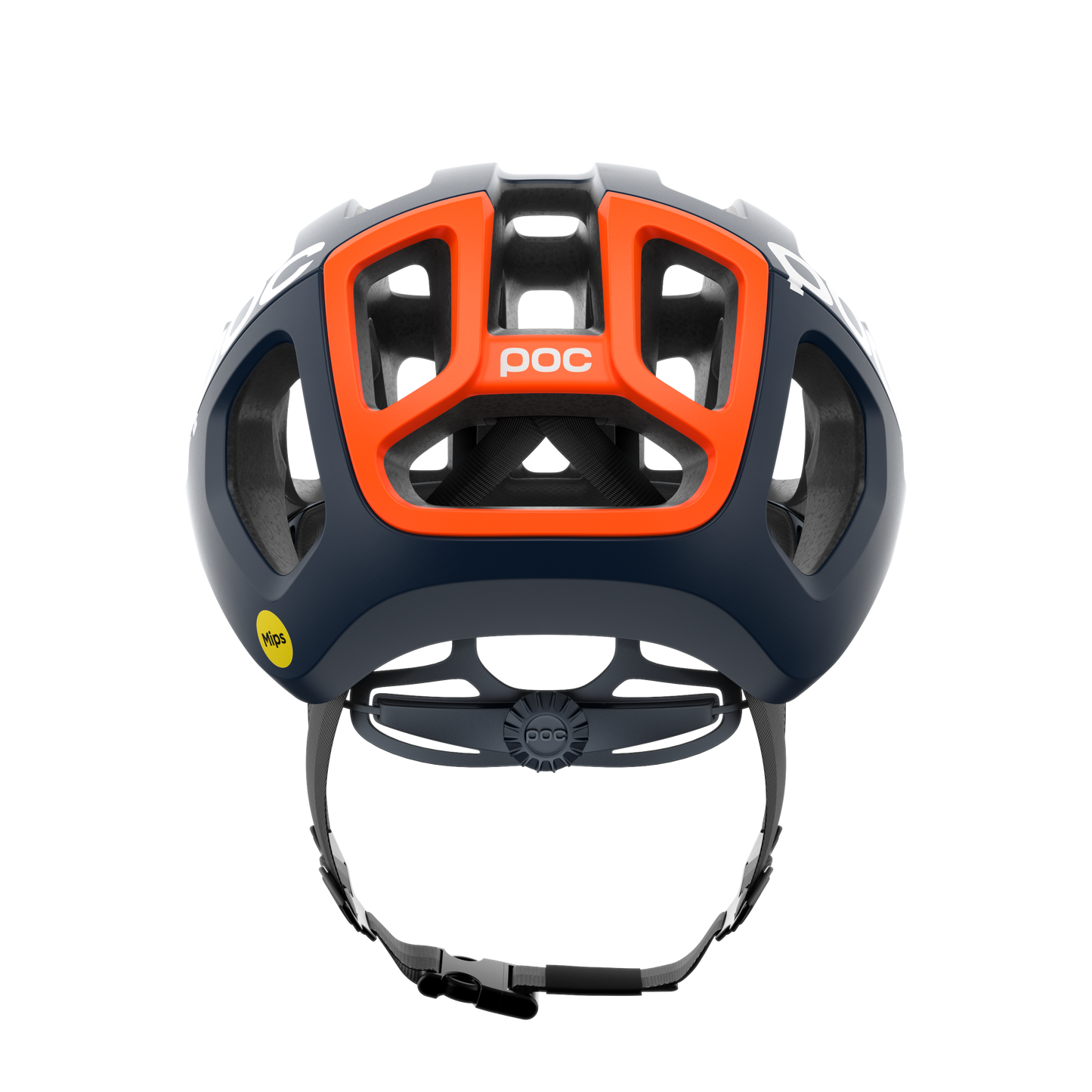 POC OMNE AIR MIPS Casco da strada Navy/Arancione Opaco