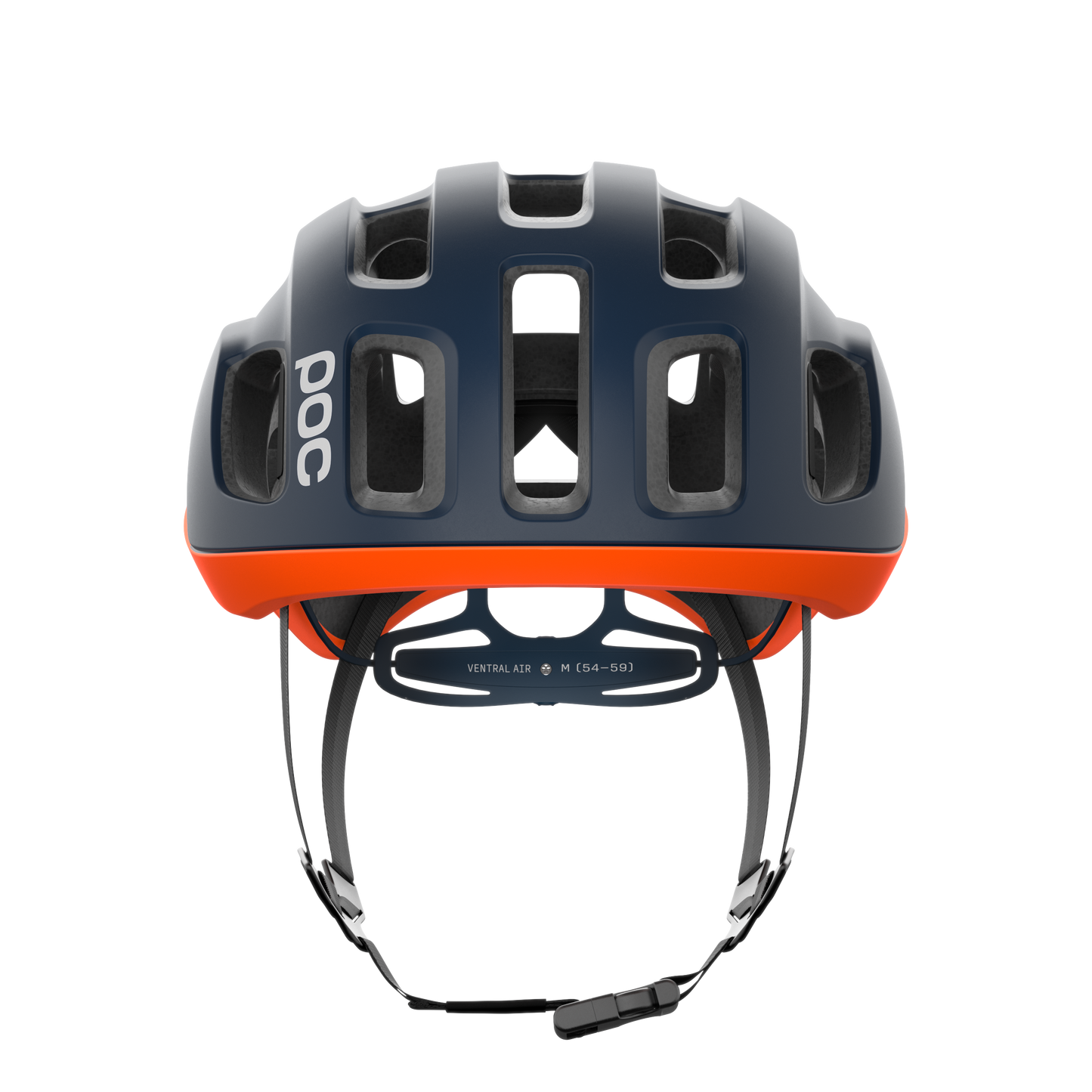 POC VENTRAL AIR MIPS Casco da strada Navy/Arancione/Bianco opaco