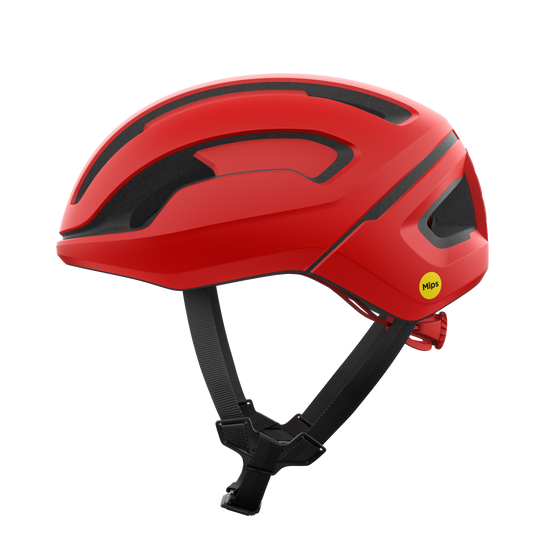 POC OMNE AIR MIPS Casco da strada Rosso Opaco