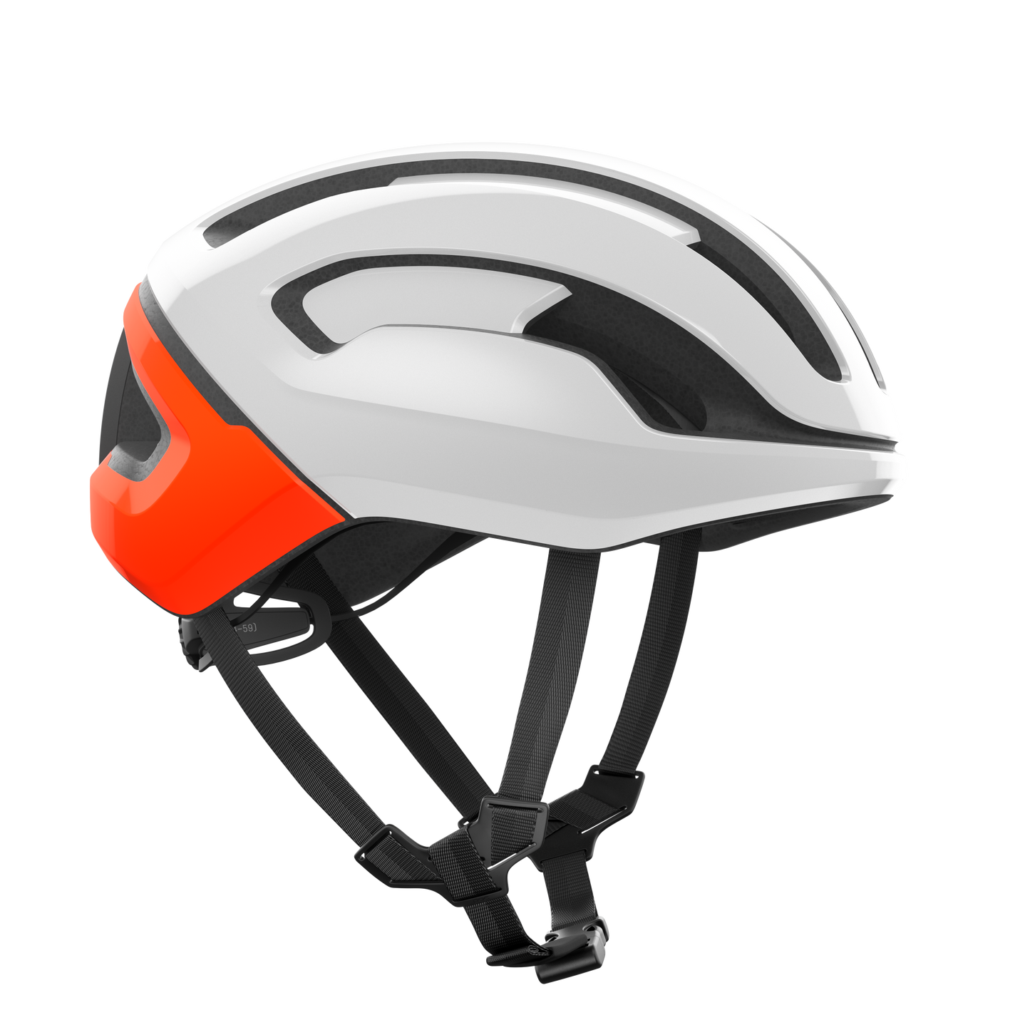 POC OMNE AIR MIPS Casco da strada Bianco/Arancione Fluo