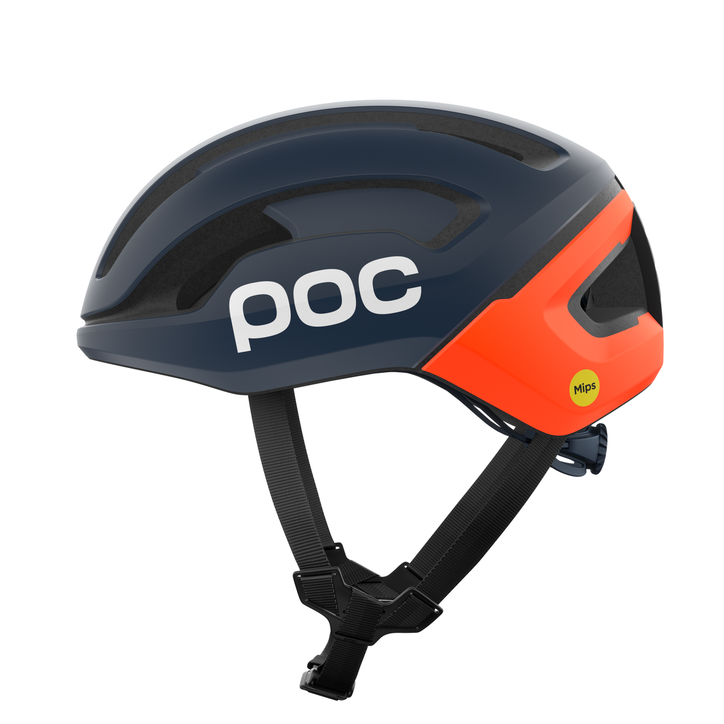 POC OMNE AIR MIPS Casco da strada Navy/Arancione Opaco