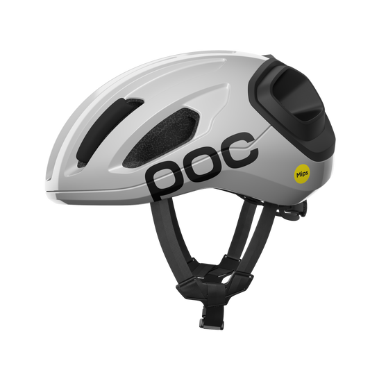 POC AMIDAL MIPS Casco da strada Bianco/Nero Opaco