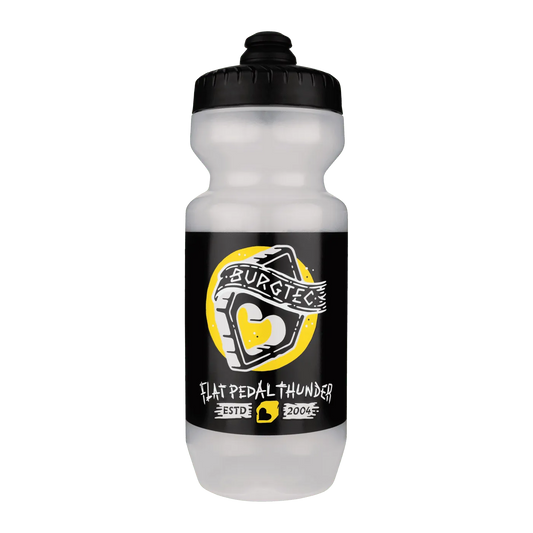 BURGTEC GUZZLE Bottiglia Thunder a pedale piatta Trasparente