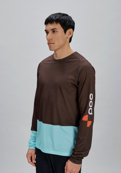 Maillot POC MOTION AIR Maniche Lunghe Bronzo/Blu