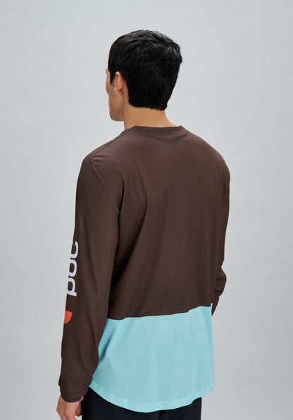 Maillot POC MOTION AIR Maniche Lunghe Bronzo/Blu