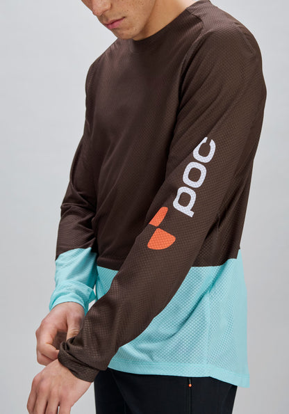 Maillot POC MOTION AIR Maniche Lunghe Bronzo/Blu