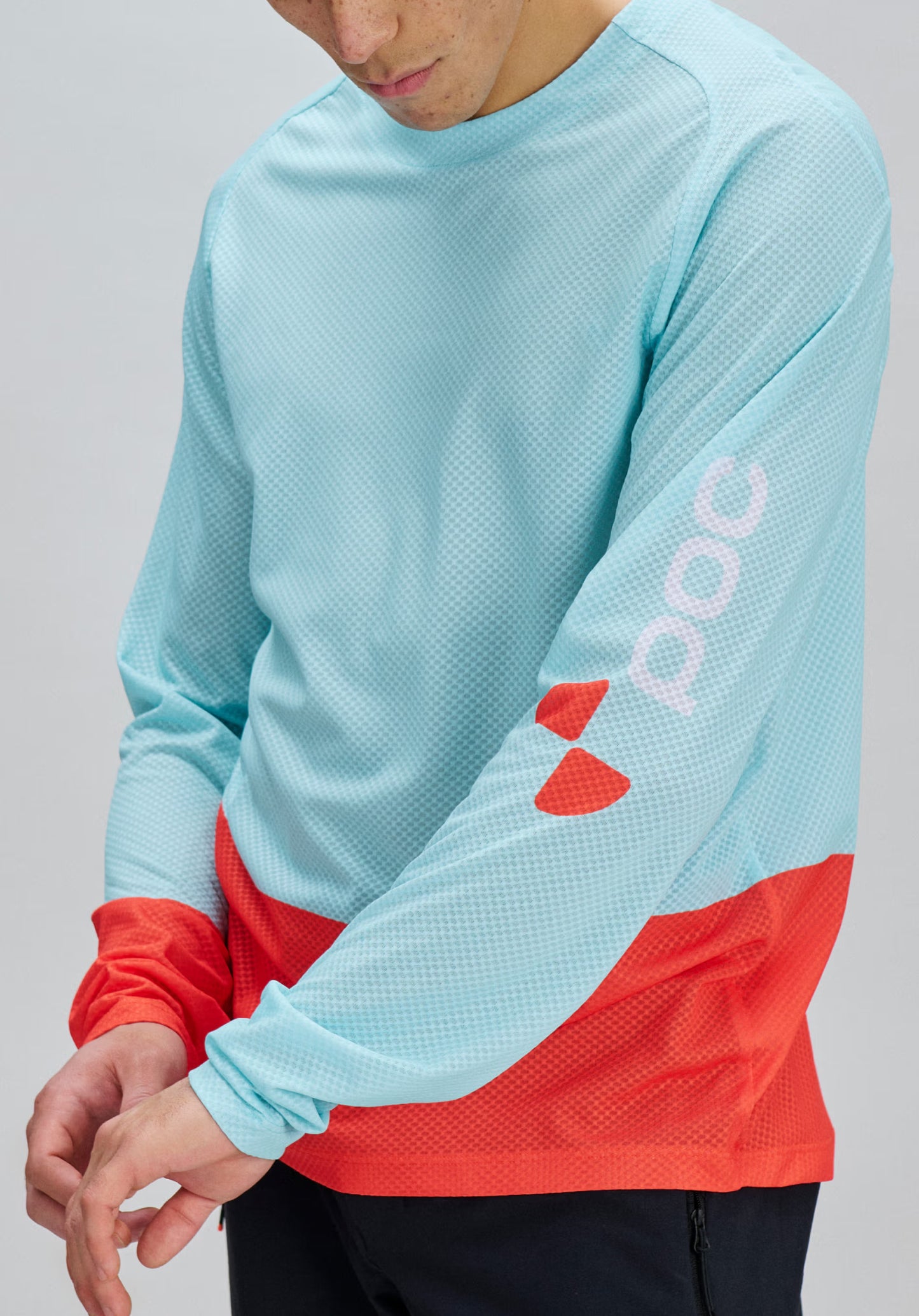 POC MOTION AIR Maglia a maniche lunghe blu/arancio