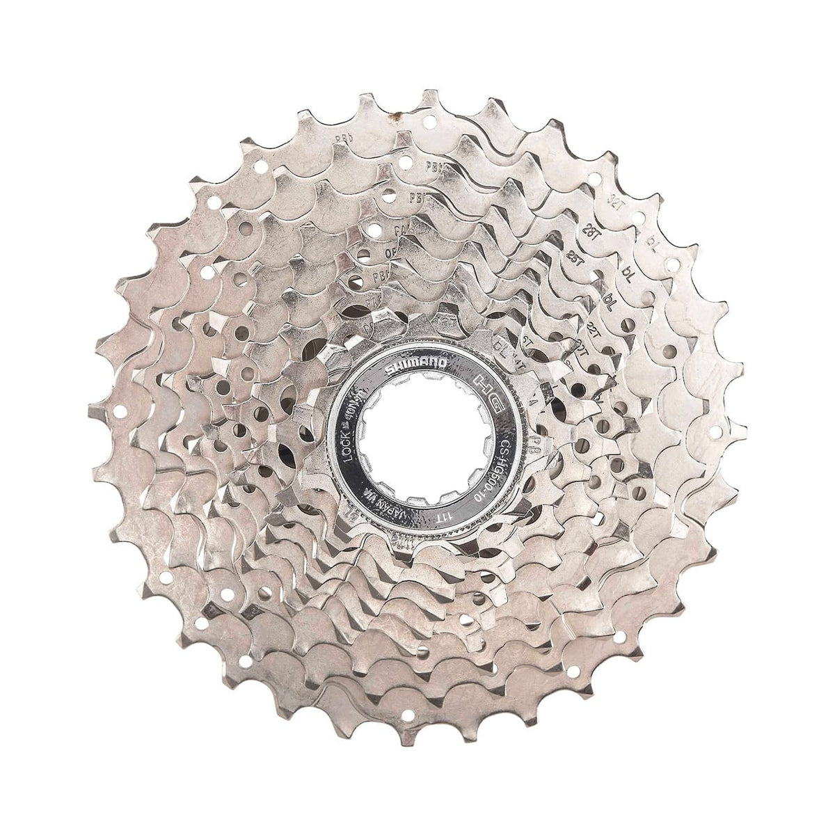 Cassetta 10 velocità SHIMANO TIAGRA HG500-10 – foto principale su sfondo bianco