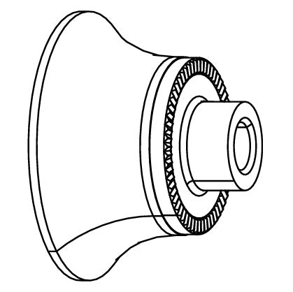 Adattatore Asse Ruota Posteriore ZIPP Cognition lato Sinistro (Non Drive) #11.2018.033.001