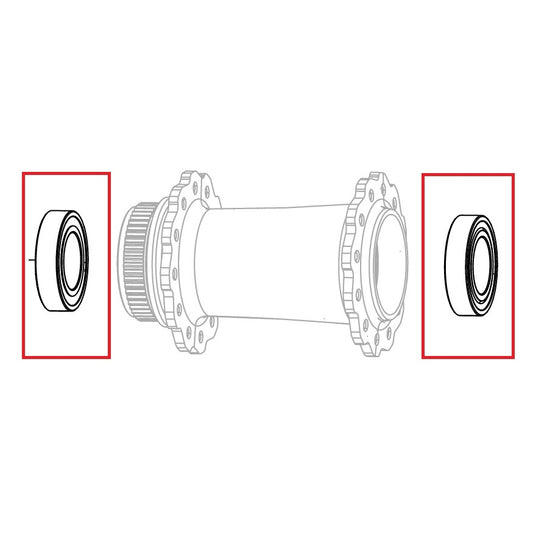 Cuscinetti ZIPP COGNITION NSW DISC BRAKE Anteriore/Posteriore 61903 (x2) #11.2018.052.002