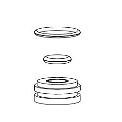 Testa della cartuccia ROCKSHOX per forcella BOXXER RACE/RC 2010-2015 #11.4015.372.000