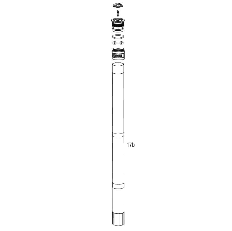 Kit di pistoni per forcella ROCKSHOX BOXXER D1 (2024+)