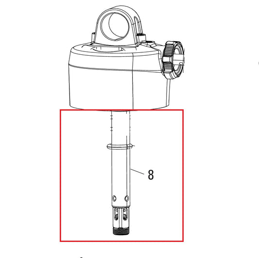 Stelo dell’ammortizzatore ROCKSHOX 47,5-55mm per DELUXE RT/RL (A1-A2)/RLR (A1-B1)/DELUXE ULTIMATE REMOTE (B2) #11.4118.068.550