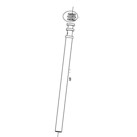 Pistone principale e asta per reggisella ROCKSHOX REVERB A1-A2 420x100 mm #11.6818.018.010