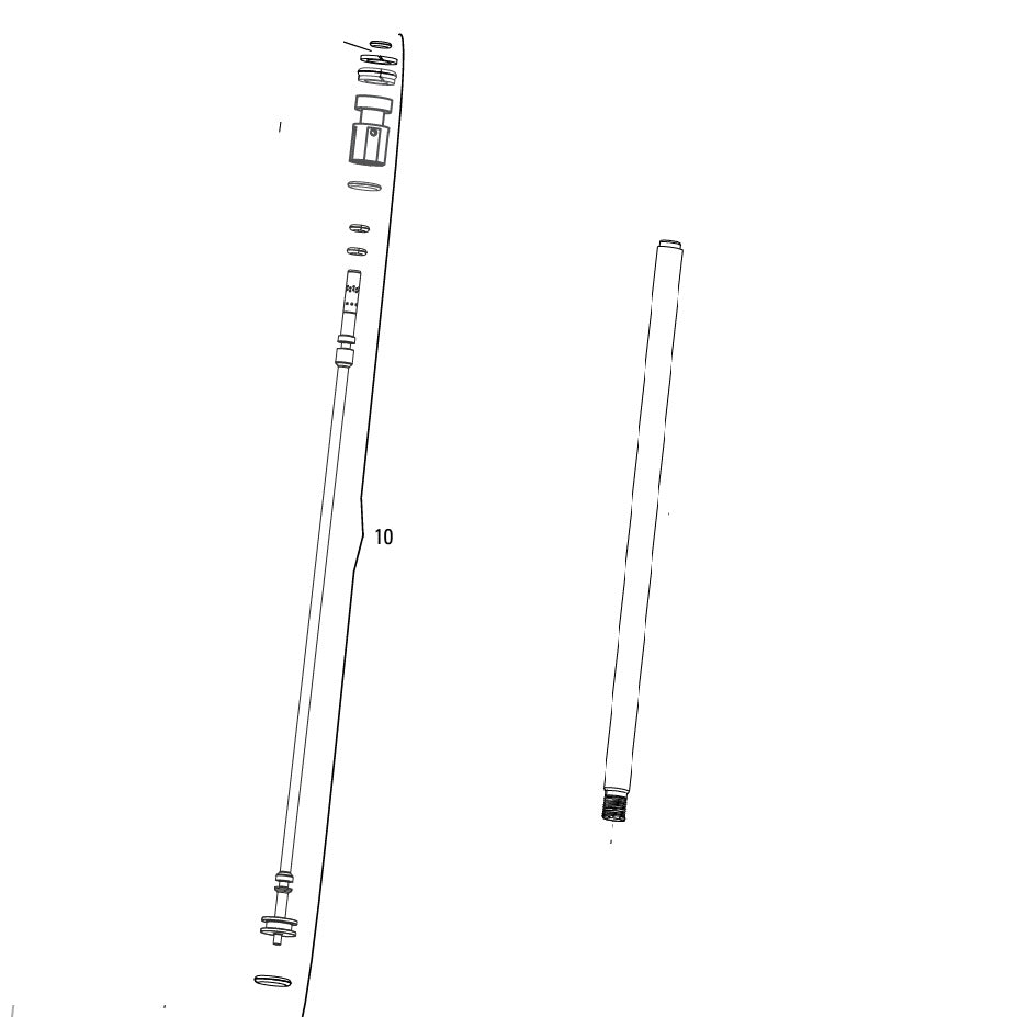 Kit pistone principale per reggisella ROCKSHOX REVERB 420x125 mm (gruppo A2) #11.6818.019.050