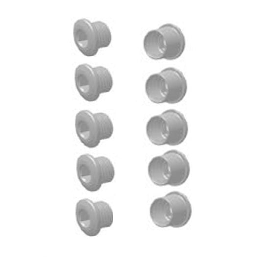 Set di 5 viti per guarnitura SRAM TRUVATIV/SRAM Viti e dadi Nero