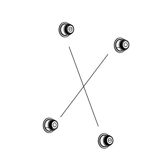 Kit bulloni SRAM RIVAL 1x/2x per corone 94/107BCD