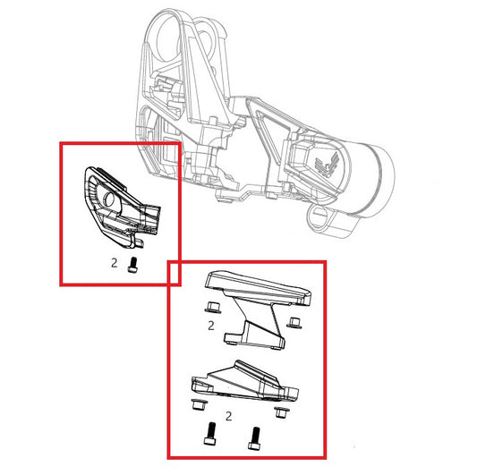 Kit Parallelogrammi SRAM XX T-TYPE EAGLE AXS DERAGLIATORE POSTERIORE