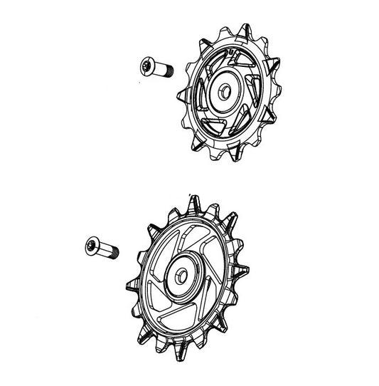 SRAM X0/GX T-TYPE EAGLE AXS / RIVAL XPLR E1 12 Velocità Gabbie per deragliatori posteriori