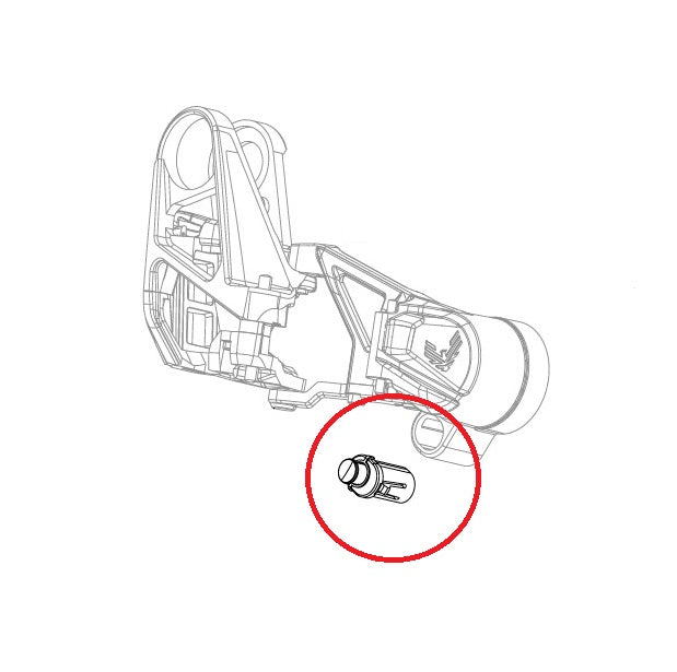 Chiave di regolazione / Blocco gabbia deragliatore posteriore SRAM XX-SL/XX T-Type Eagle AXS