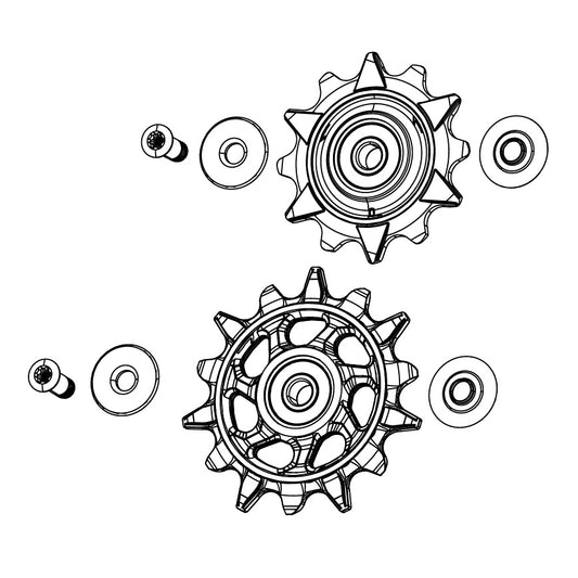 SRAM XX DH T-TYPE EAGLE AXS 7 Velocità Gabbie deragliatore posteriore