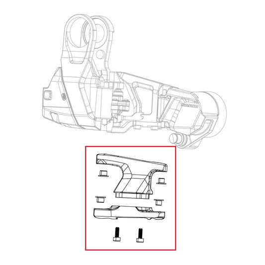 SRAM RED XPLR AXS E1 Kit di leveraggi del corpo del deragliatore