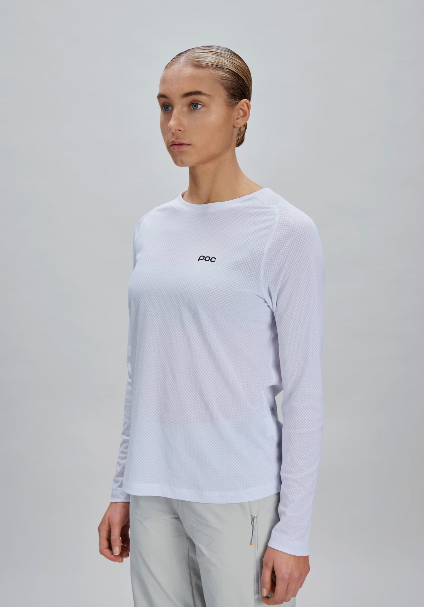 Maglia a maniche lunghe POC MOTION AIR Donna Bianco