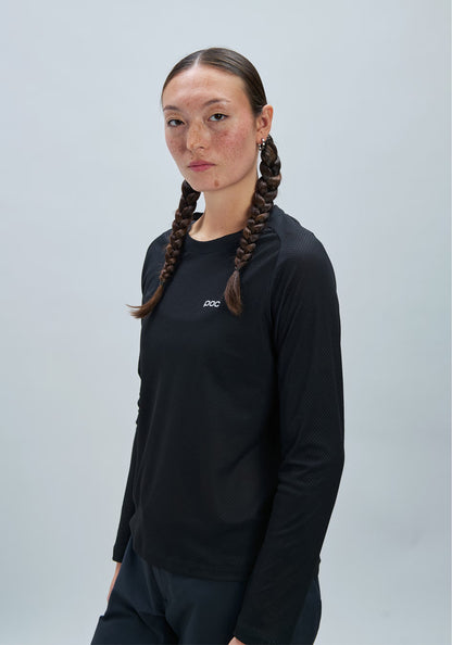 Maglia POC MOTION AIR Maniche Lunghe Donna Nero
