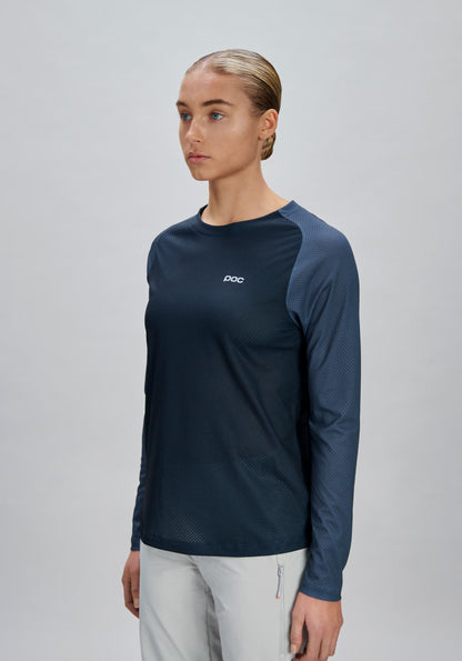 Maillot POC MOTION AIR Maniche Lunghe Donna Blu Marino