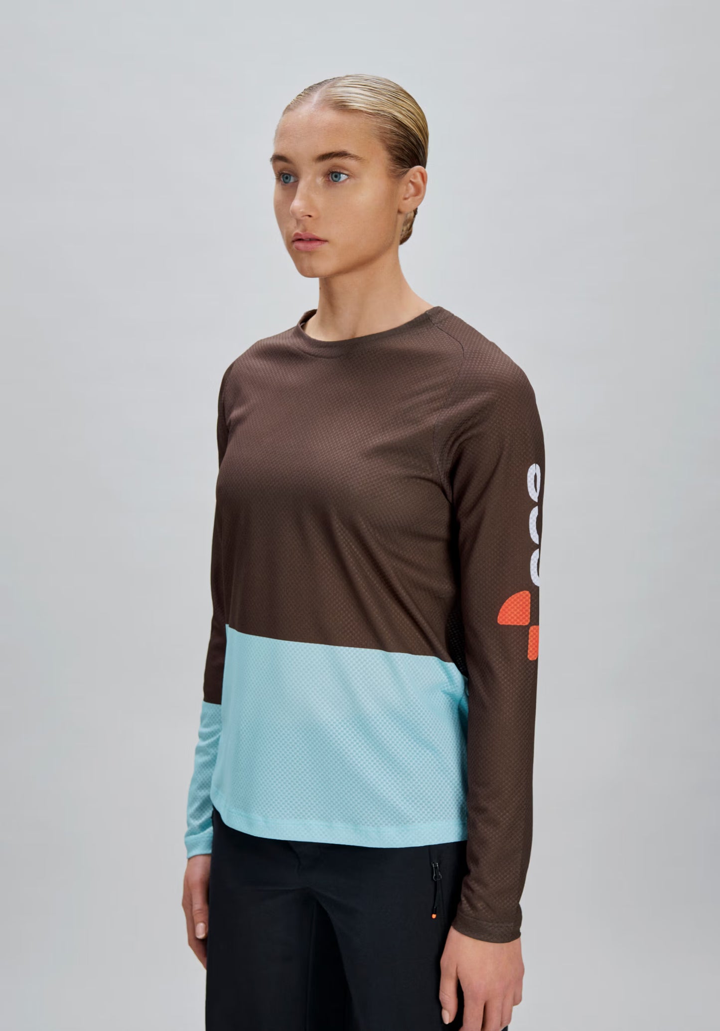 Maglia a maniche lunghe POC MOTION AIR donna bronzo/blu