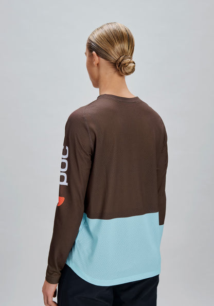 Maglia POC MOTION AIR Maniche Lunghe Donna Bronzo/Blu