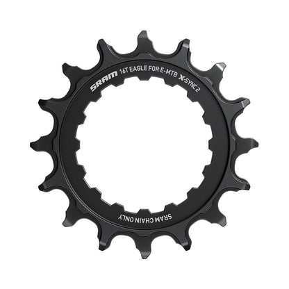 Corona monocorona SRAM EAGLE X-SYNC 2 11/12 velocità BOSCH ad attacco diretto — vista della corona su sfondo bianco