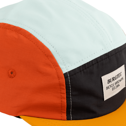 Cappellino BURGTEC COURIER FIVE PANEL Senape