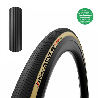 Copertone VITTORIA CORSA PRO WIDE Graphene G2.0 Tubeless Ready beige