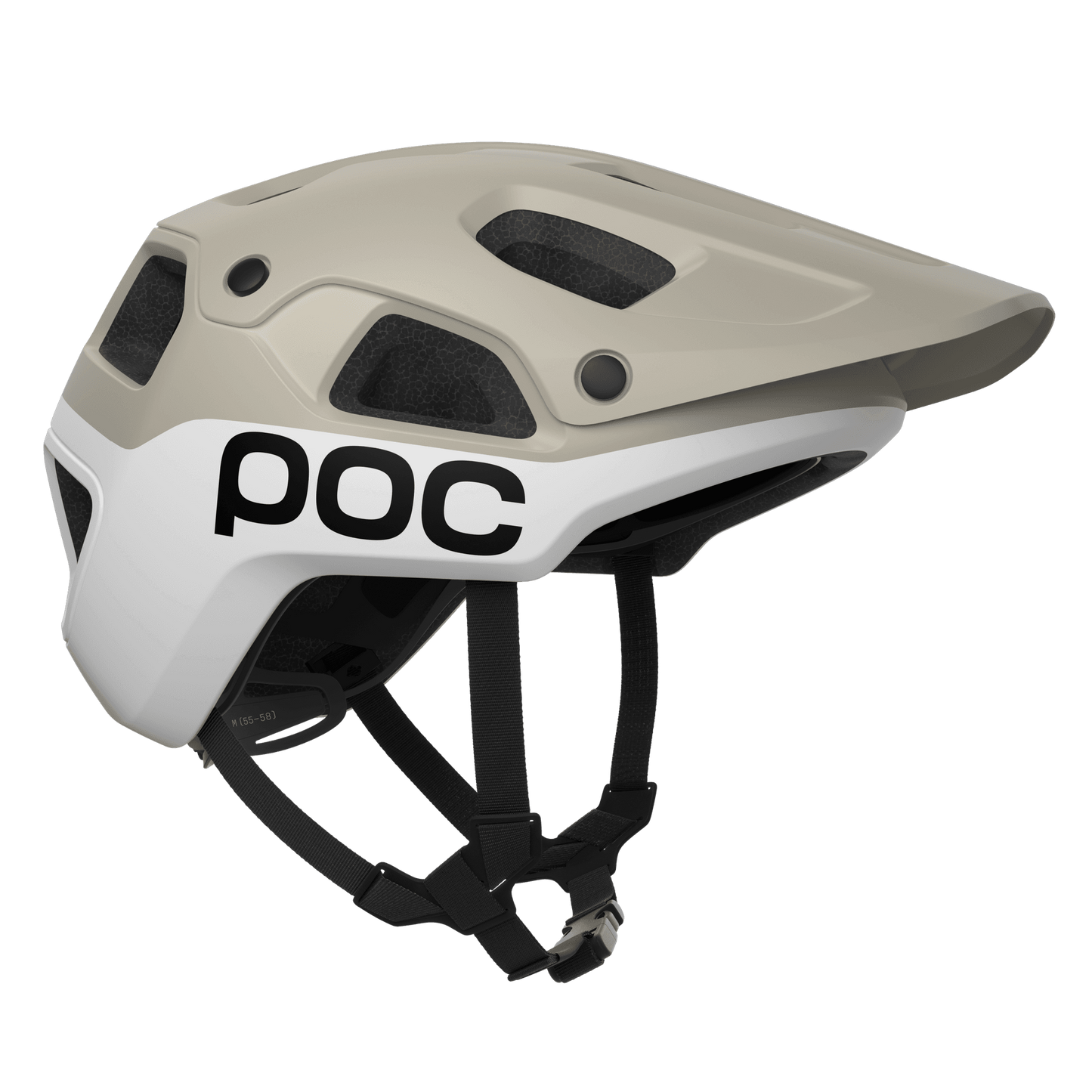POC CULARIS PURE Casco MTB Grigio/Bianco