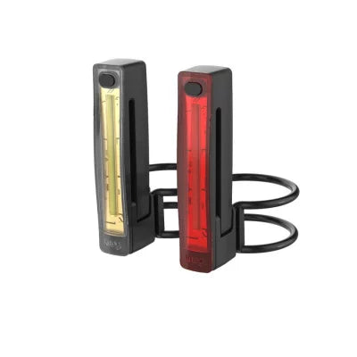 KNOG PLUS TWINPACK 40/20 Lumen Luce anteriore e posteriore Nero