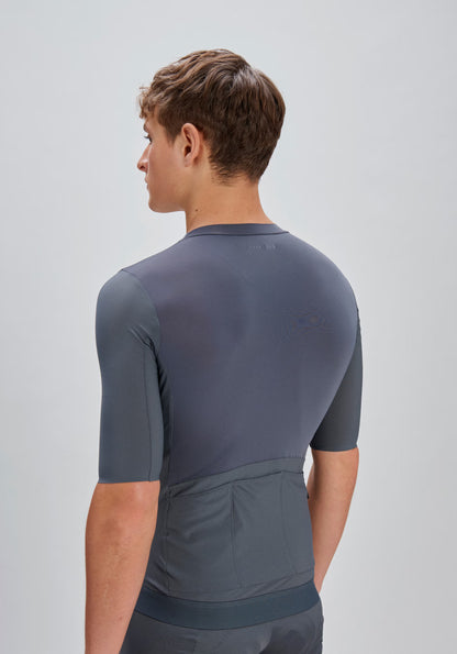 Maillot POC RACEDAY Maniche Corte Grigio