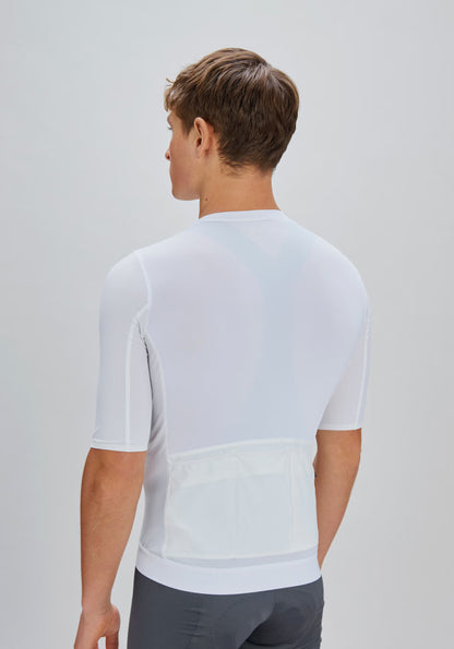 Maglia POC RACEDAY Maniche Corte Bianco