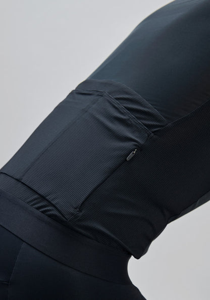 Maillot POC RACEDAY Maniche Corte Nero