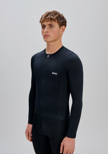 Maillot POC CADENCE Maniche Lunghe Nero